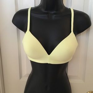 GAP Pale Yellow Lightly Padded Bra - Women Accessories